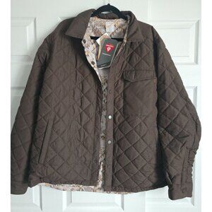 Tahoe River Outfitters Quilted Jacket Aztec Western Brown XL Reversible NWT